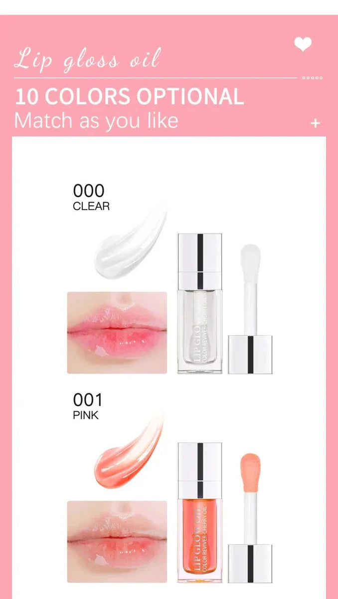 Moisturizing Lip Balm Oil - Plumping Exfoliating Lip Gloss