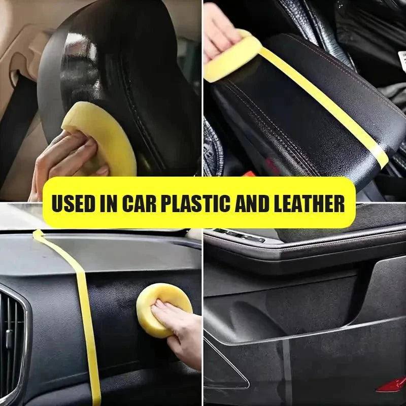 Mandotos Car Plastic Restorer Back to Black Gloss Renovator 50g For Plastic Leather Auto Care
