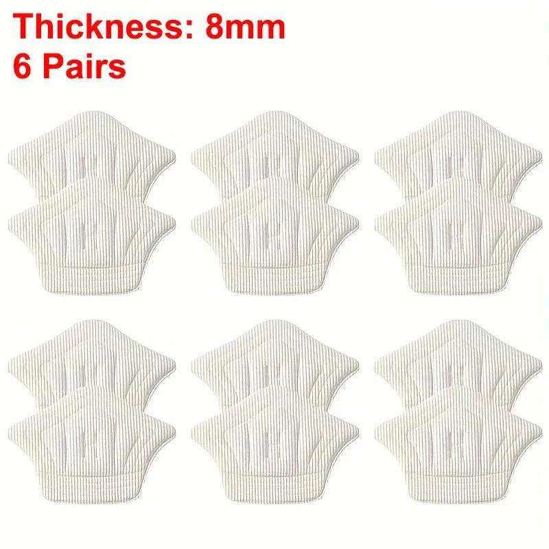 3pairs/6pairs Insoles Patch Heel Pads for Sport Shoes Back Sticker Adjustable Size Antiwear Feet Pad Cushion Insert Insole