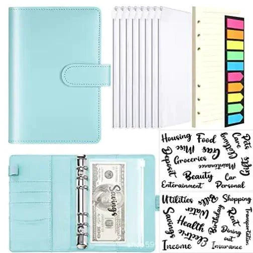 A6 Deluxe Leather Finance Organizer