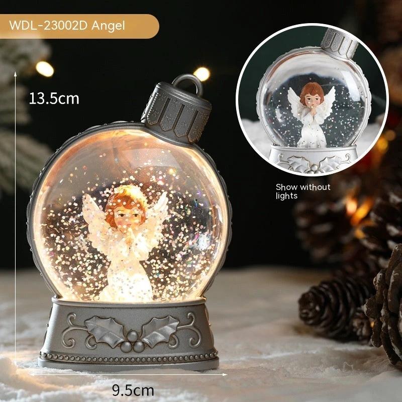 MANDOTOS Christmas Flame Light Luminous Simulation LED Decoration Flickering Glow for Holiday Decorations