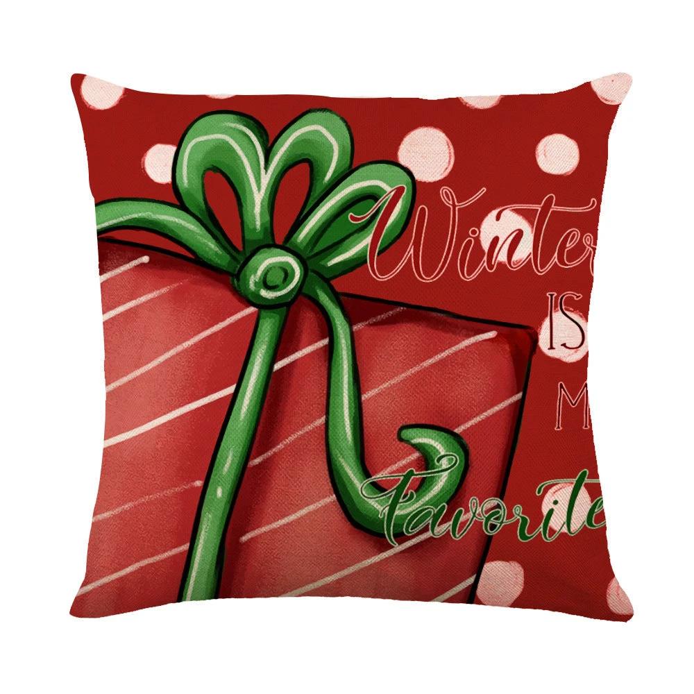 Mandotos Christmas Pillow Covers Snowflake Stamping