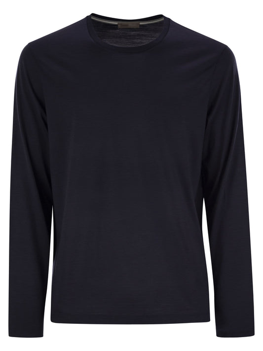 Herno Men Wool Jersey T-Shirt