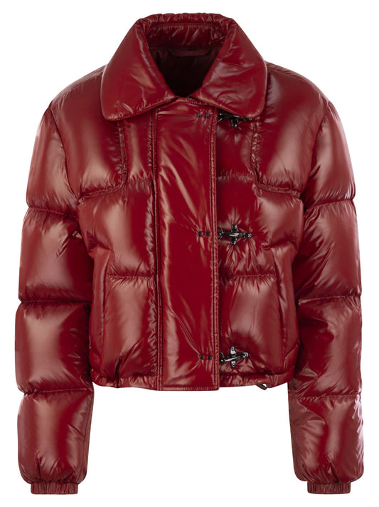 Fay Women 3-Hook Cropped Down Jacket