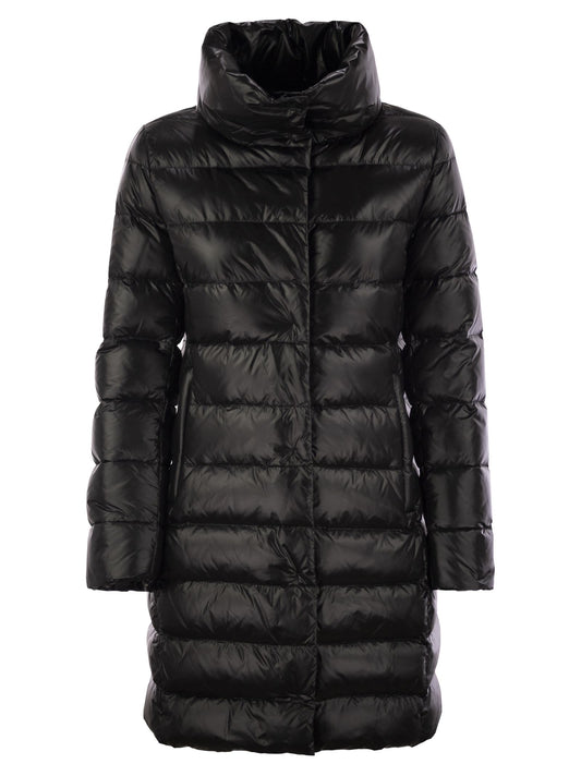 Fay Women Long Down Jacket With Hook