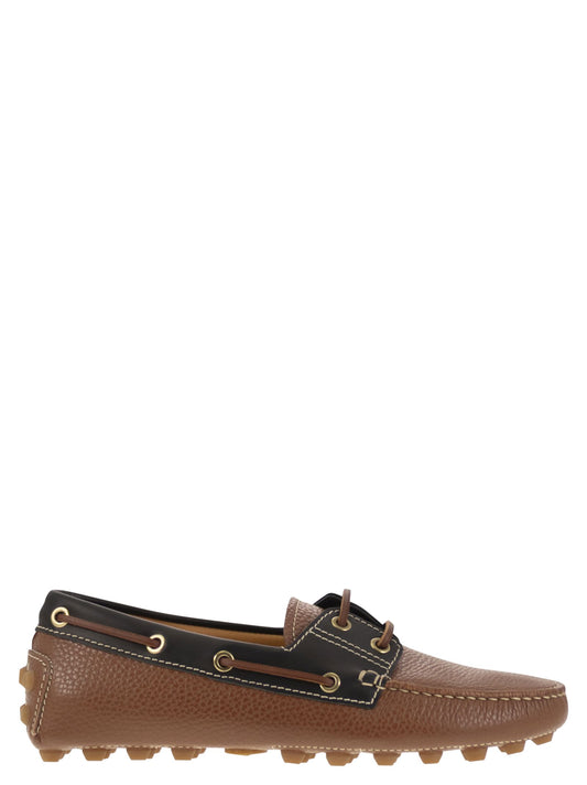Tod's Women Leather Boat Bubble Grommet