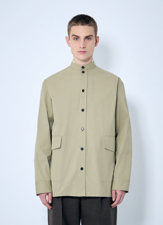Bottega Veneta Men Light-Cotton Twill Overshirt