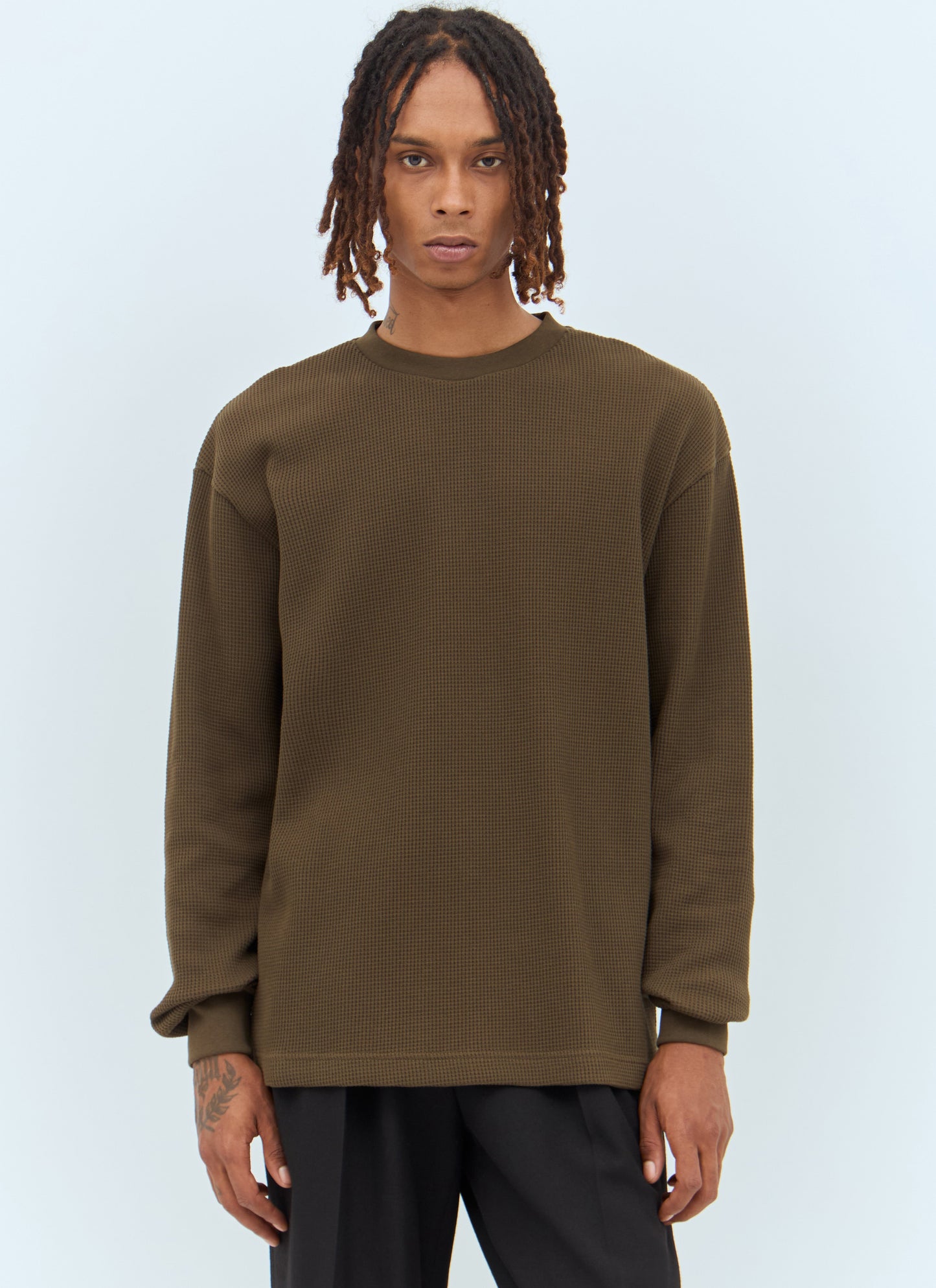 Burberry Men Ekd Waffle Knit Top