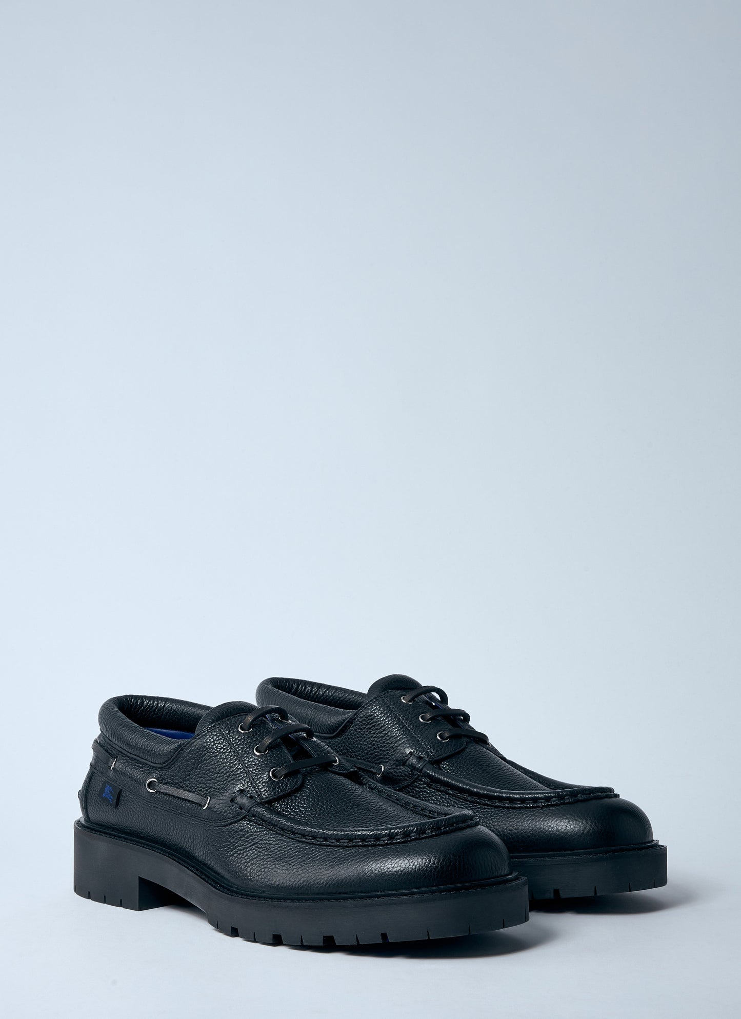 Burberry Men Leather Raft Boat Shoes