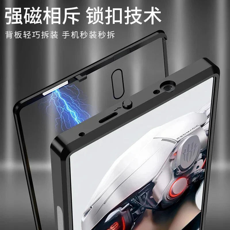 RedMagic Transparent Acrylic Case for 9S Pro - Sleek Metal Frame & Ultimate Protection