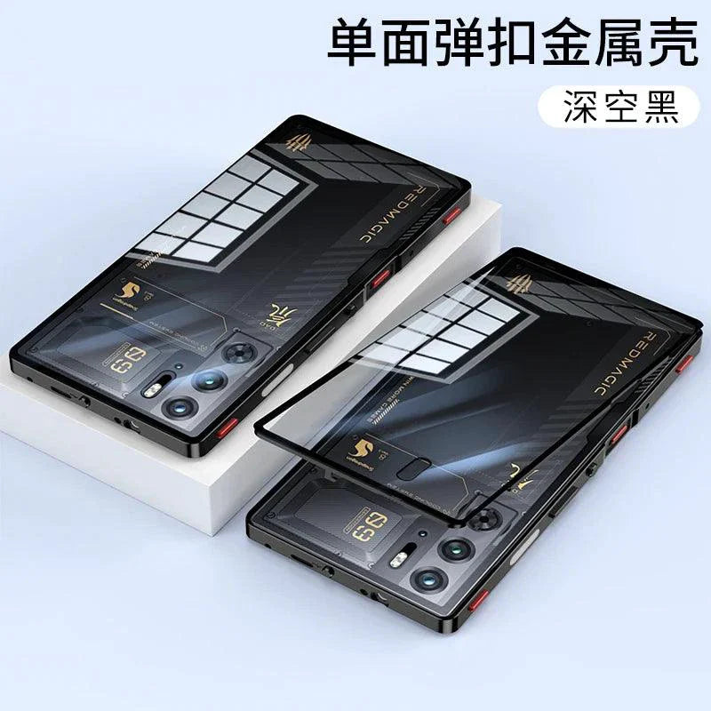 RedMagic Transparent Acrylic Case for 9S Pro - Sleek Metal Frame & Ultimate Protection