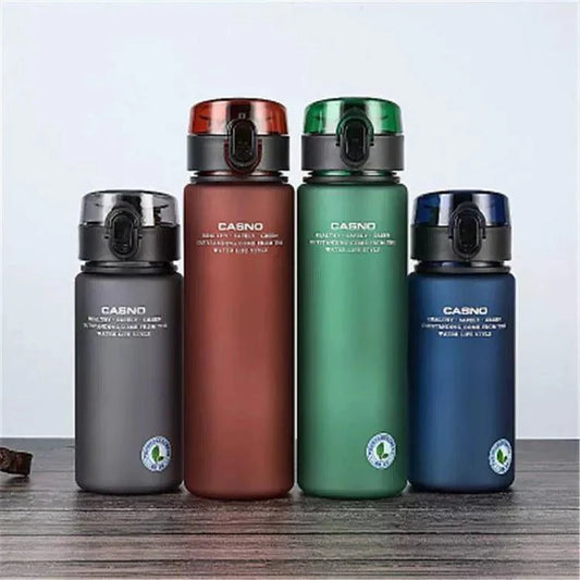 Casino Frosted Sports Water Bottle Plastic Portable Bottle With Lid For Men And Women