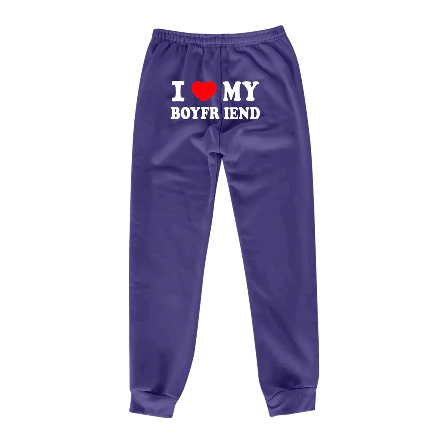 Chic Love Print Trousers