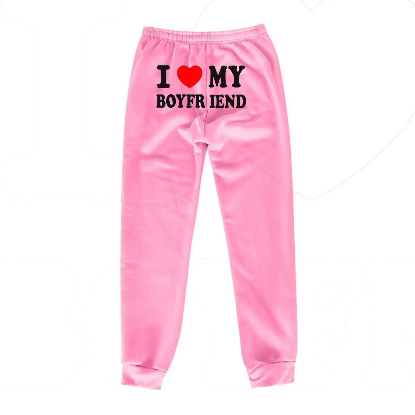 Chic Love Print Trousers