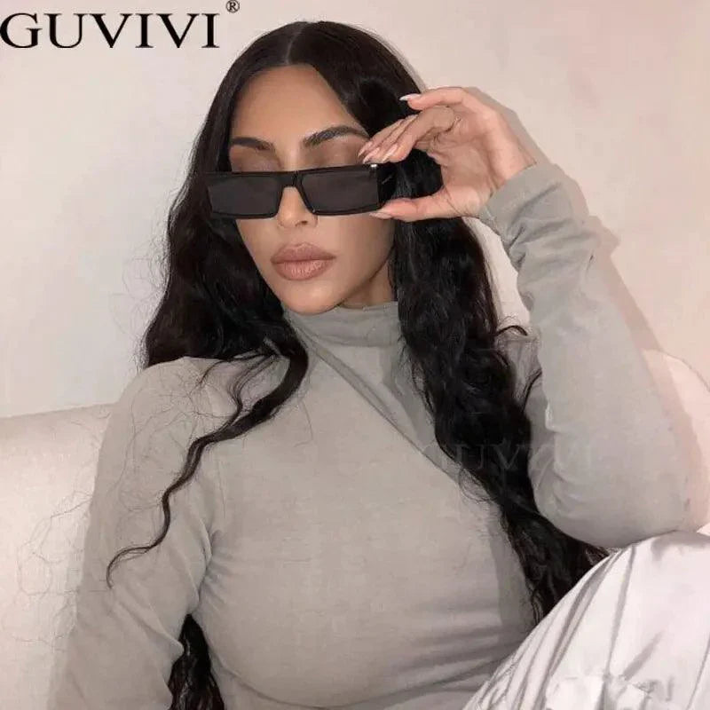Chic Retro Rectangle Shades