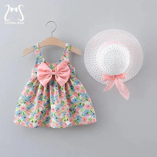 Chic Toddler Girl Summer Duo Dresses