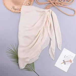 LuxeWave Chiffon Beach Wrap | Effortless Chic & Versatile Cover-Up for All-Day Style