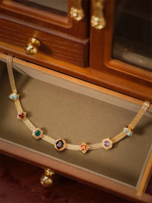 Classic 14K Gold Vintage Choker