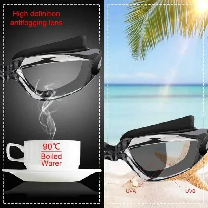 Mandotos ClearView HD Swim Goggles With HD Clarity Comfort Fit Adjustable Straps
