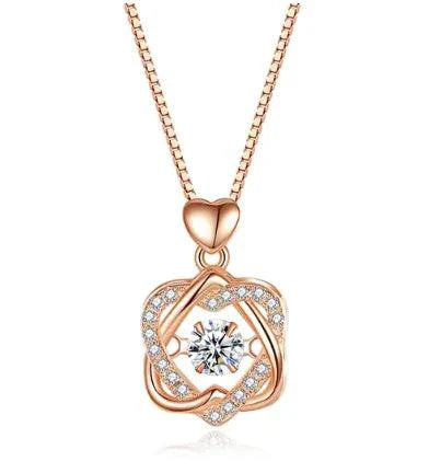 Elegant Rose Gold Heart Necklace