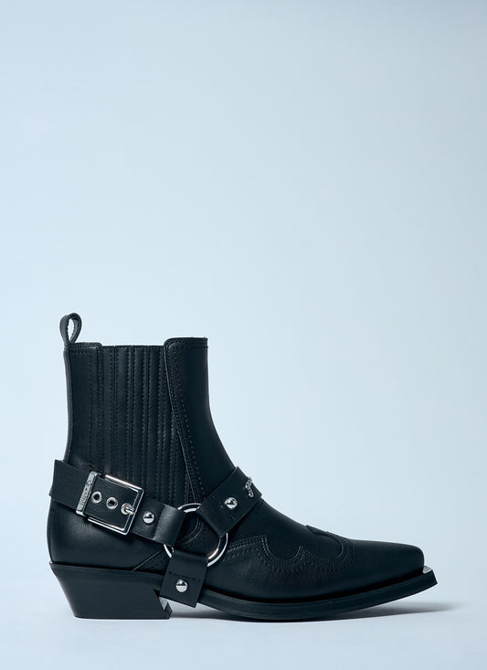 Ganni Women Low-Cut Western Chelsea Boots