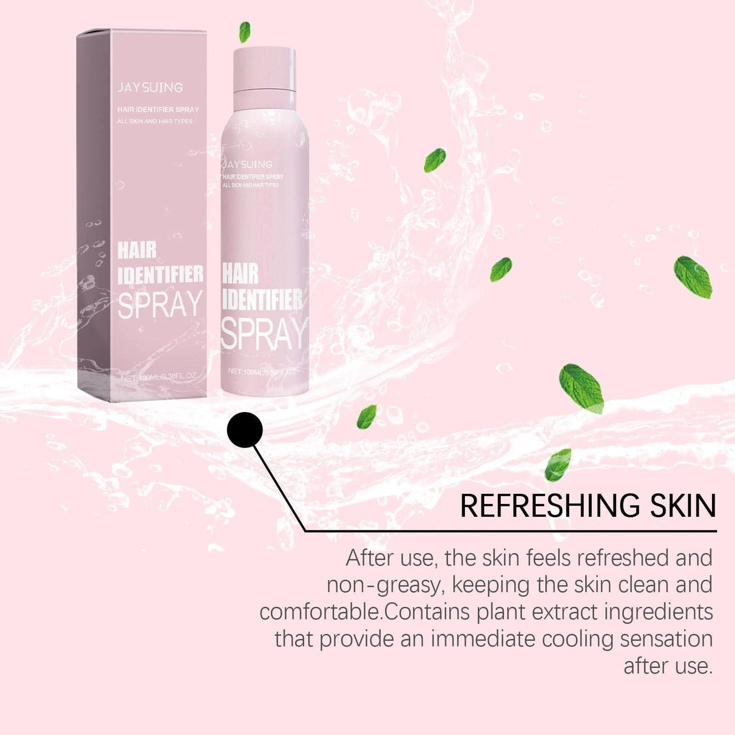 Hair Identifier Spray for Face Dermaplaning - Women's Grooming Tool