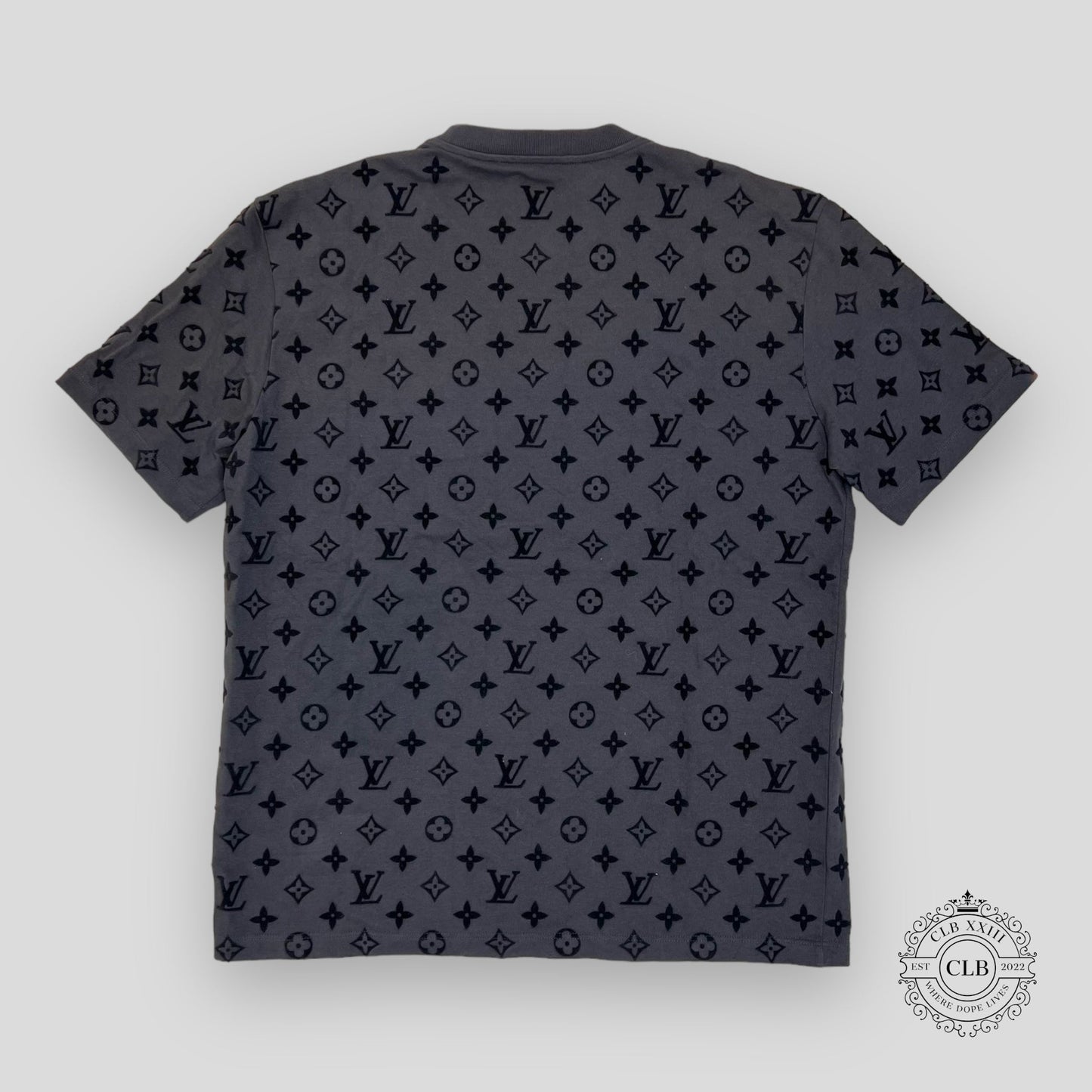 Louis Vuitton Velcro Monogram Tee in Grey
