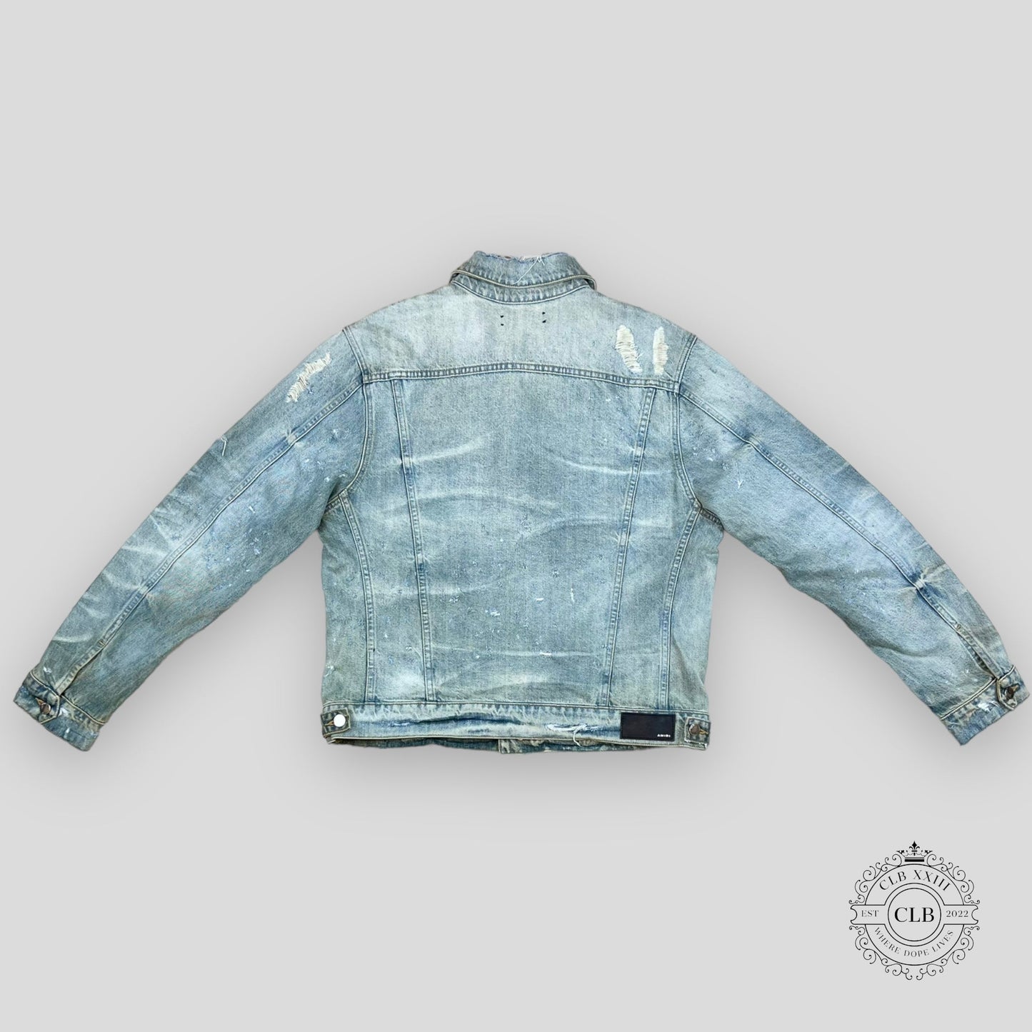 AMIRI SHOTGUN DENIM TRUCKER JACKET - INDIGO
