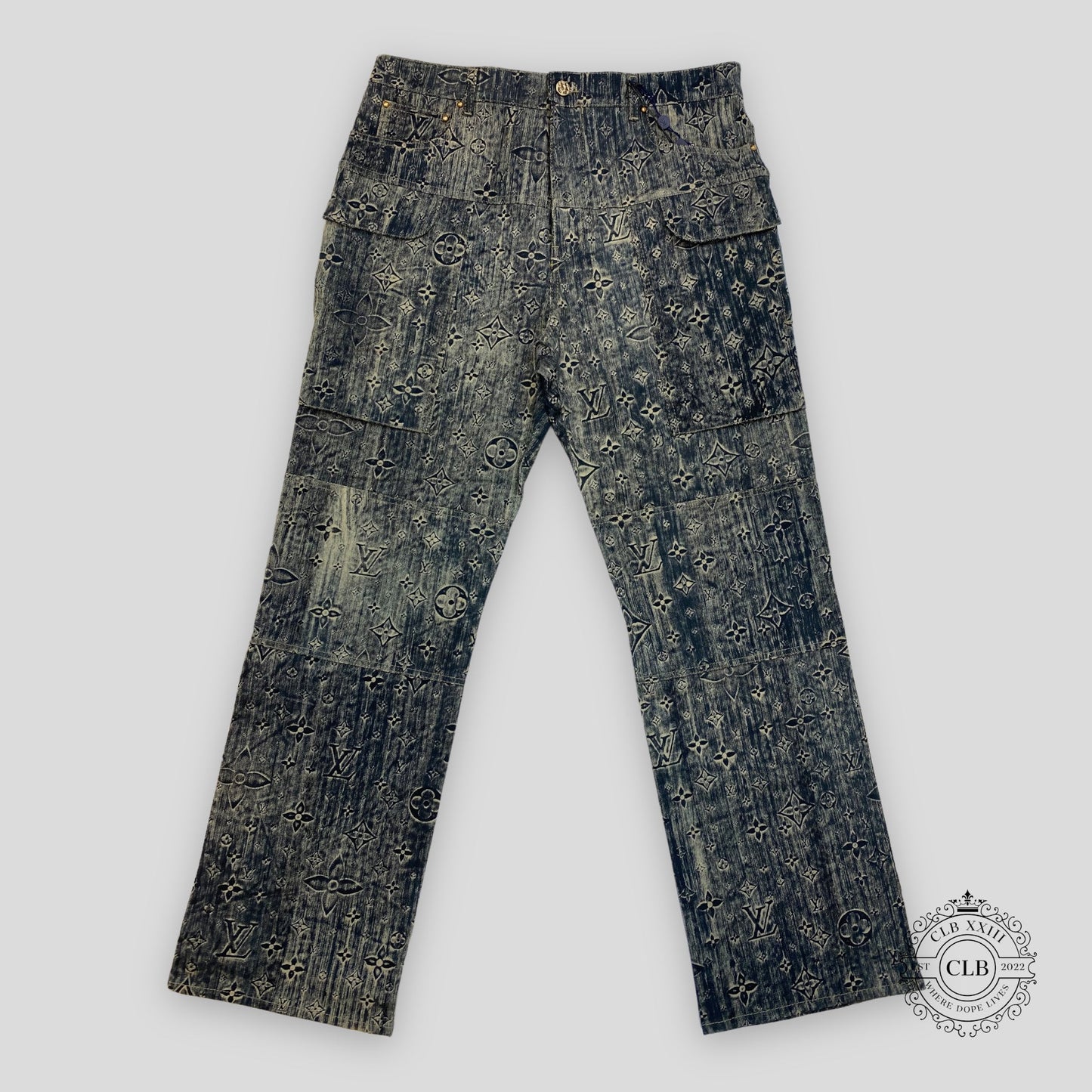 Louis Vuitton Monogram Tailored Denim Jeans