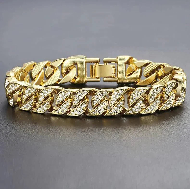 Men's Luxe Gold Chain Bracelet