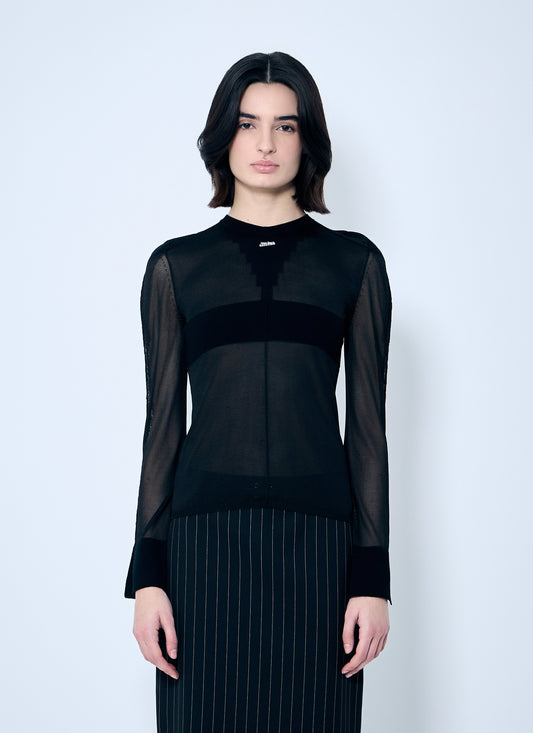 Jean Paul Gaultier Women Open-Knit Sweater