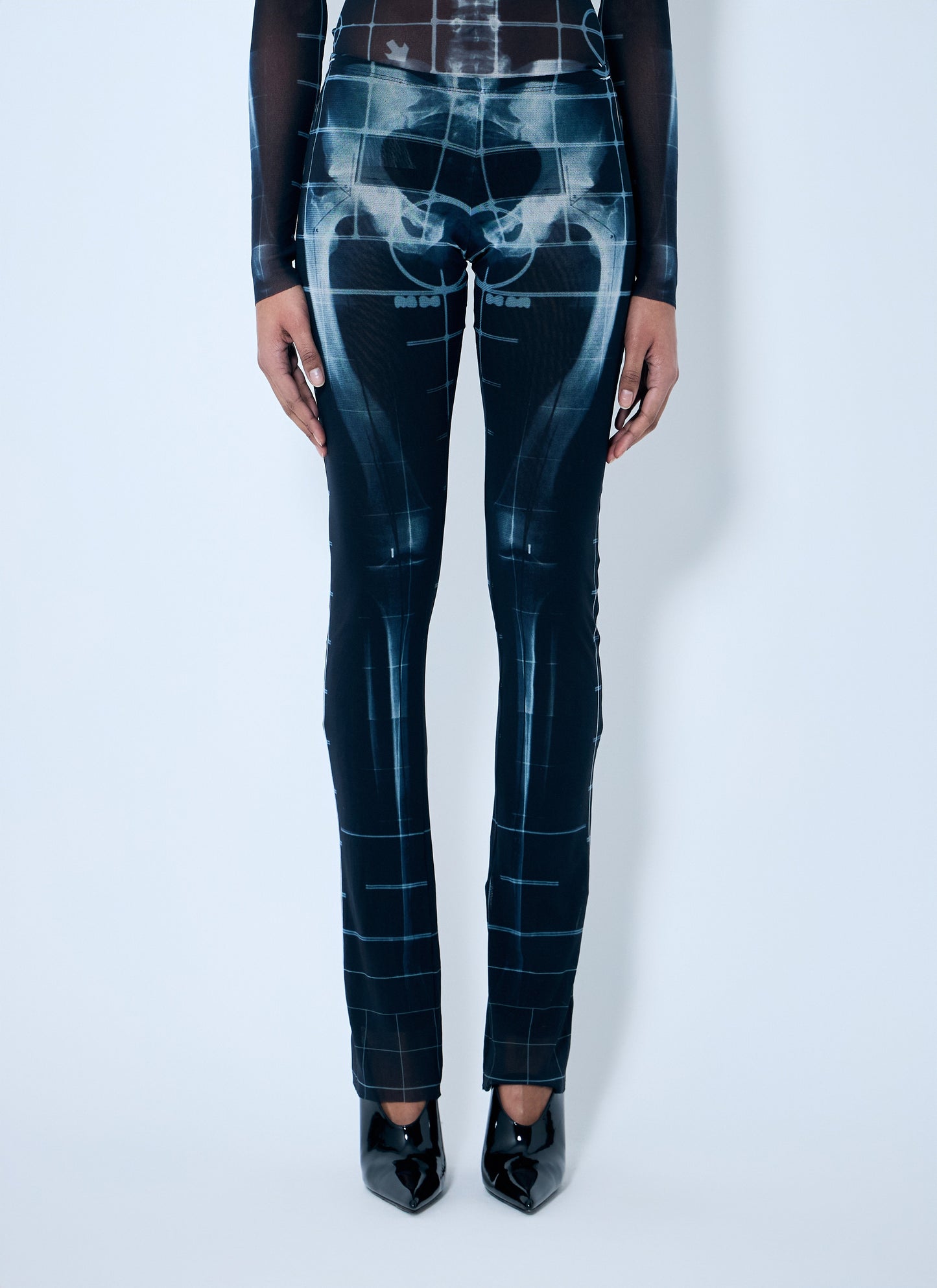 Jean Paul Gaultier Women Squeletor Mesh Pants