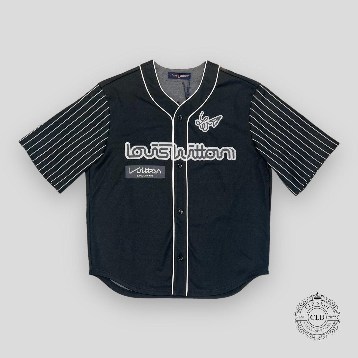 Louis Vuitton Baseball Shirt in Black