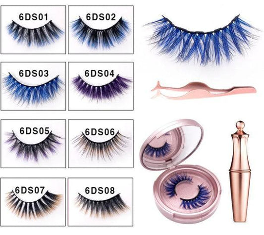 Glamour Lash Co. Magnetic False Eyelashes Set – Effortless Glam for Stunning Eyes