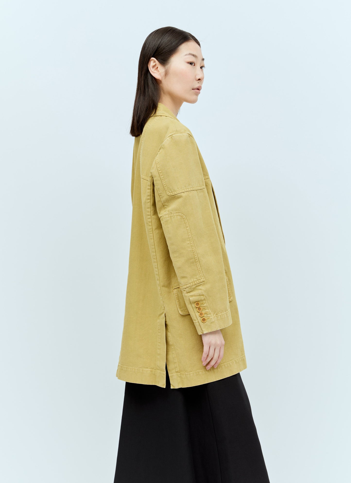 Max Mara Women Oversized Canvas Blazer