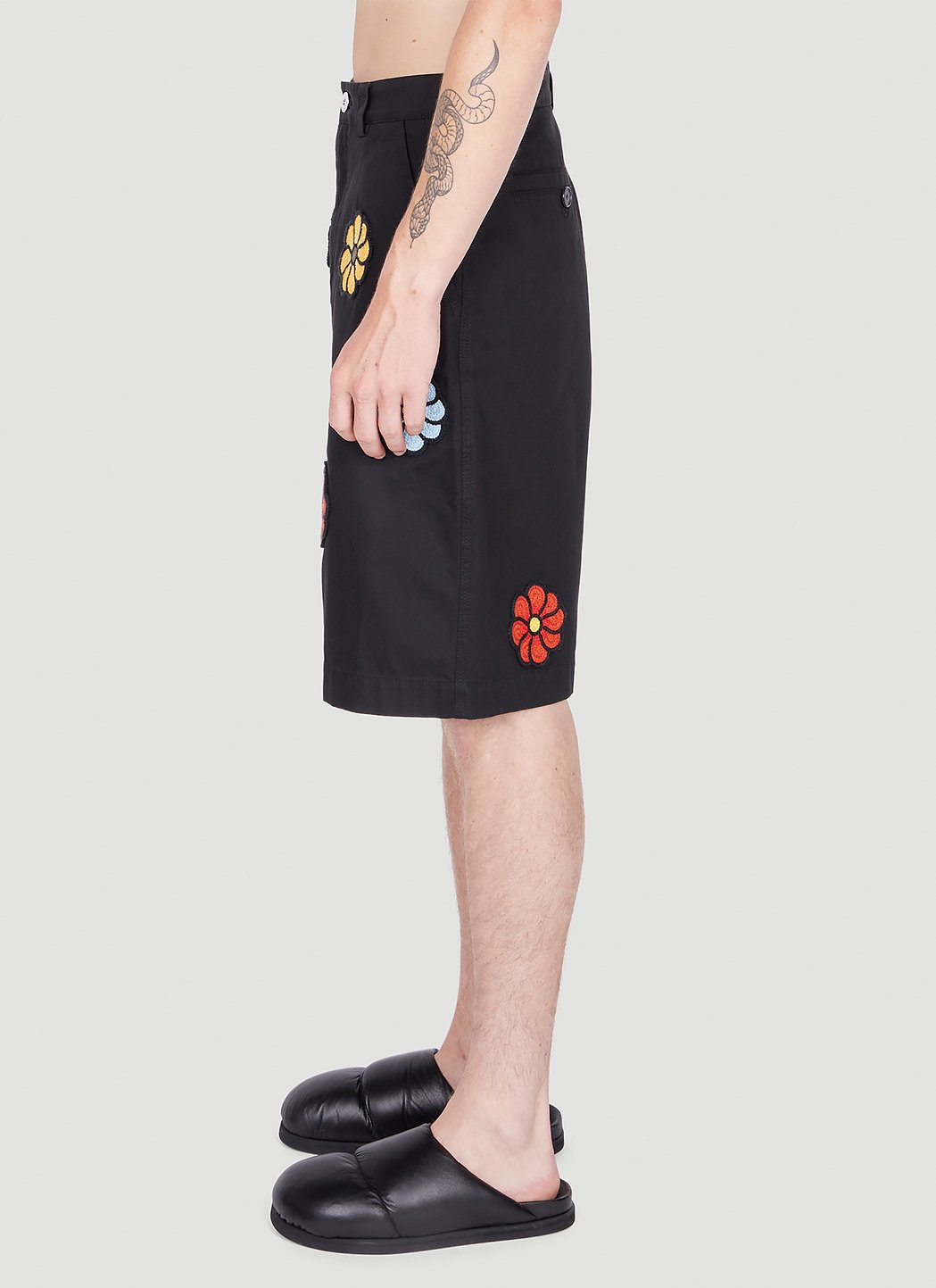 1 Moncler Jw Anderson Women Floral Bermuda Shorts