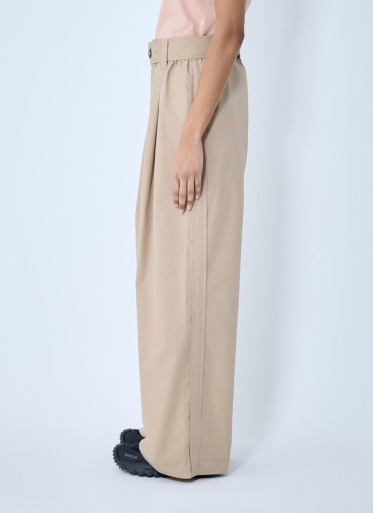 Moncler Women Belted Gathered Pants