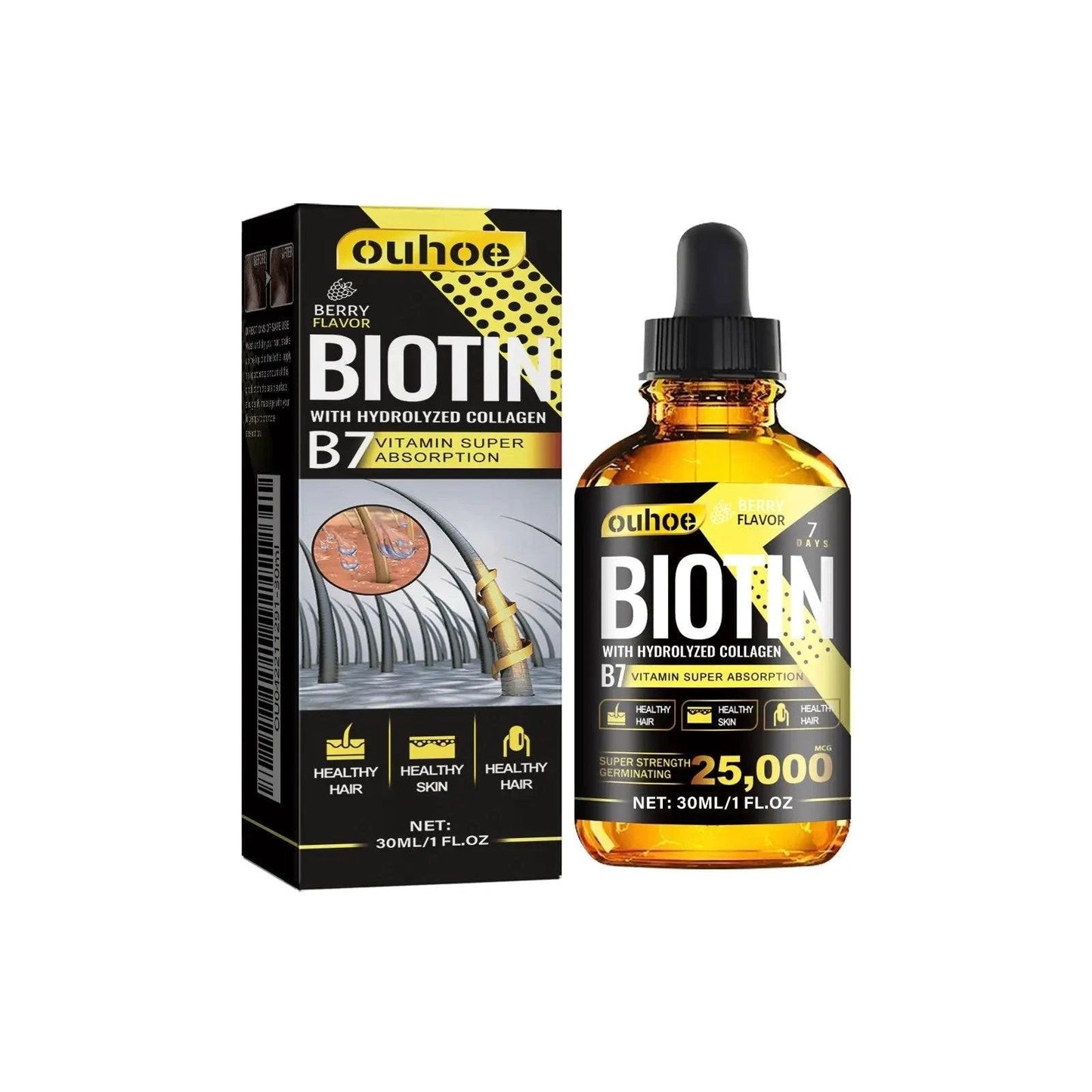 Collagen B7 Vitamin Hair Oil - Strengthen and Revitalize Your Hair
