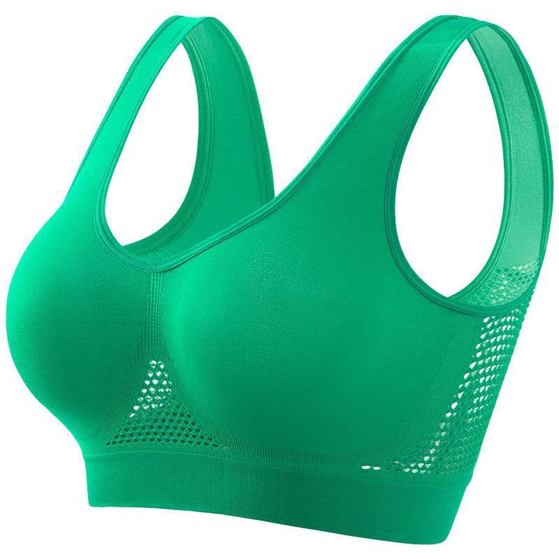Plus Size Women's Push-Up Sports Bra - Perfect for Running & Yoga