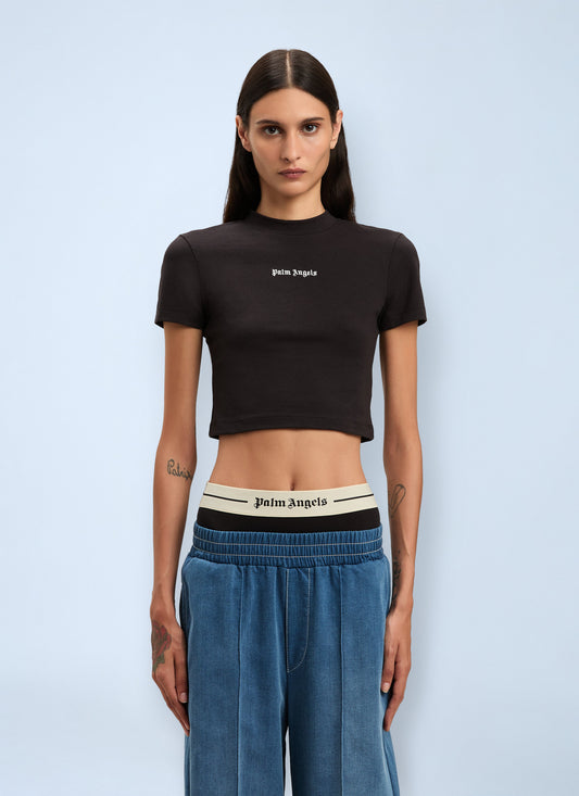 Palm Angels Women Logo Motif T-Shirt