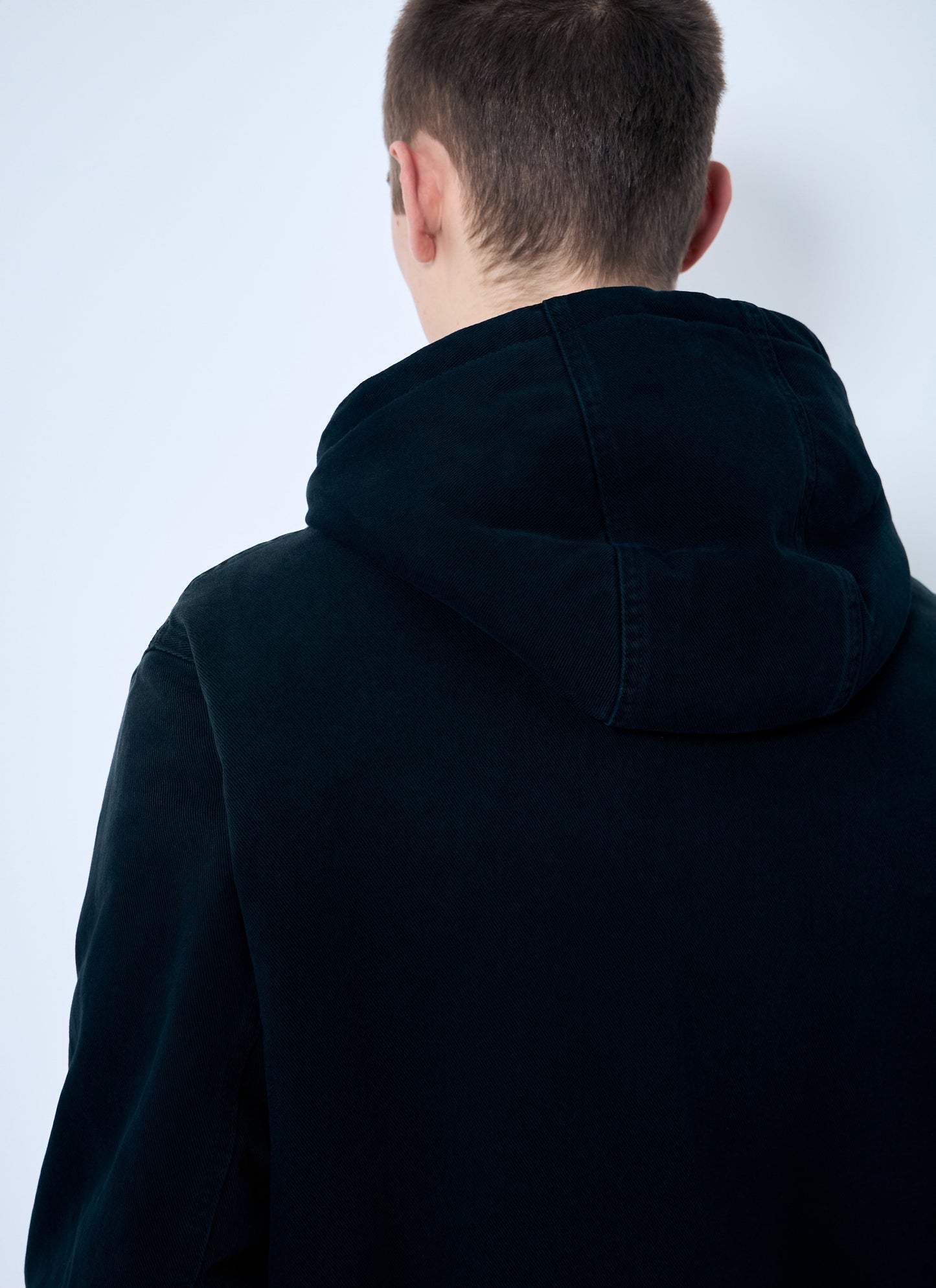 Prada Men Denim Hooded Jacket