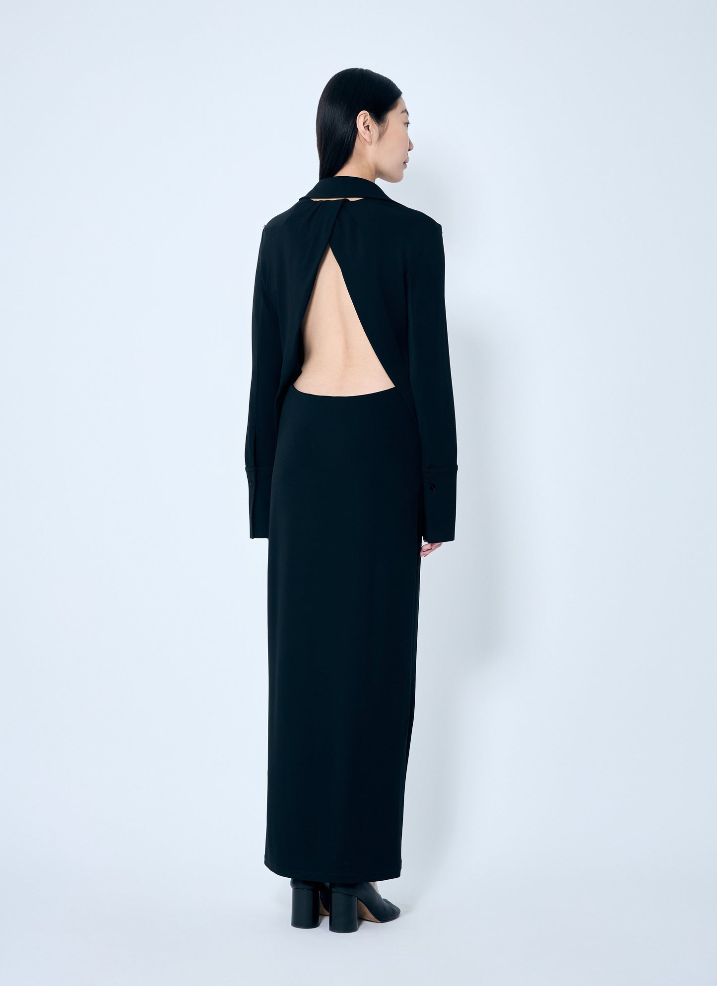 Sportmax Women Crepe Jersey Shirt Dress