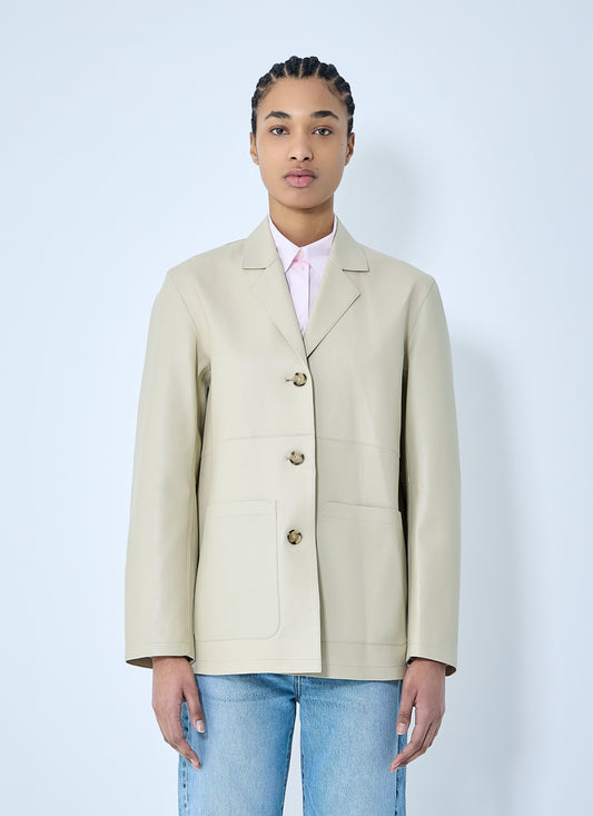 Toteme Women Clean Leather Blazer