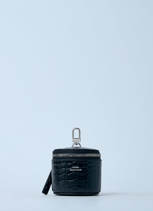 Toteme Women Croc-Embossed Jewelry Box